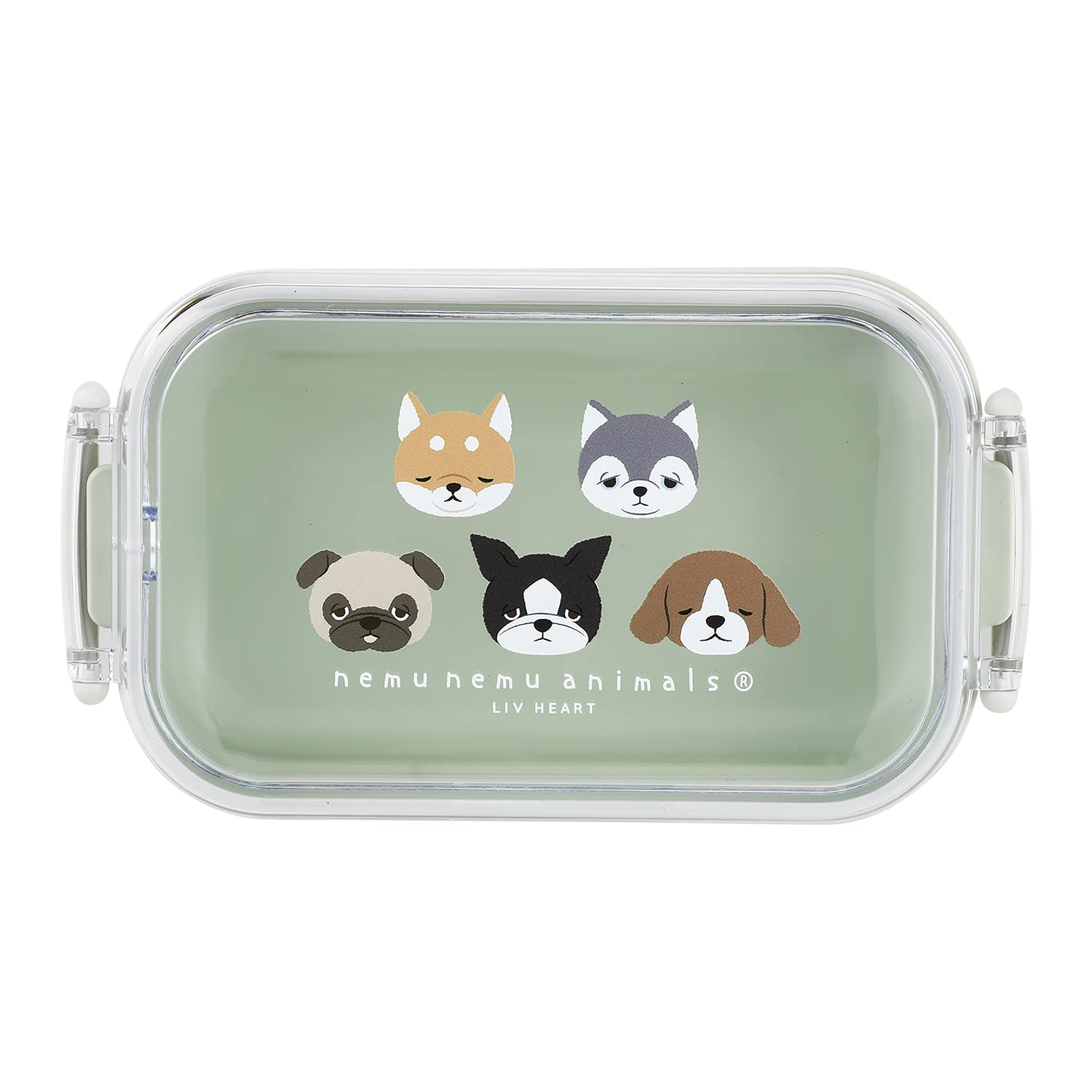 LIV HEART Lunch Box Lunch Goods Nemunemu Animals DOG length Dishwasher safe Made in Japan (Total approx. 17.5cm) 18111-01
LIV HEART Lunch Box Lunch Goods Nemunemu Animals DOG length Dishwasher safe Made in Japan (Total approx. 17.5cm) 18111-01
