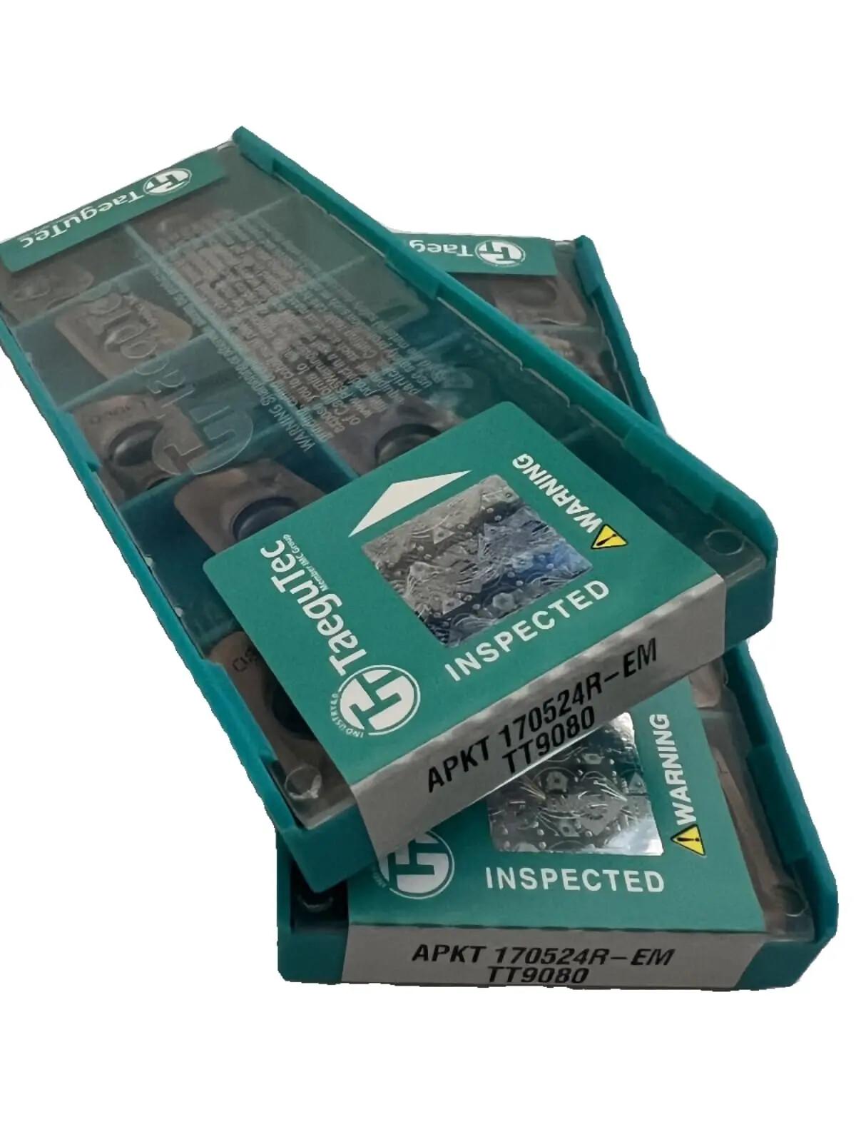 TaeguTec / APKT170524R-EM TT9080 /Original genuine CNC alloy blade 10 PCS
TaeguTec / APKT170524R-EM TT9080 /Original genuine CNC alloy blade 10 PCS