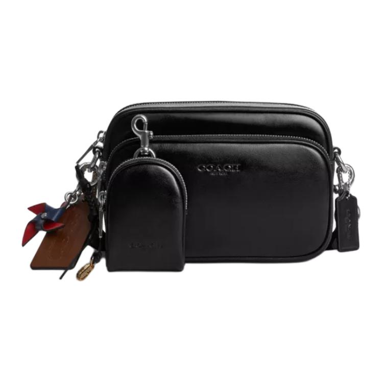 Coach Finlay 21 Brand Logo Detachable Shoulder Strap Calfskin Crossbody Bag Small Women crossbody bag Black CEA71-SVBK Basic Set (Bag+Dust Bag)
Coach Finlay 21 Brand Logo Detachable Shoulder Strap Calfskin Crossbody Bag Small Women crossbody bag Black CEA71-SVBK Basic Set (Bag+Dust Bag)
