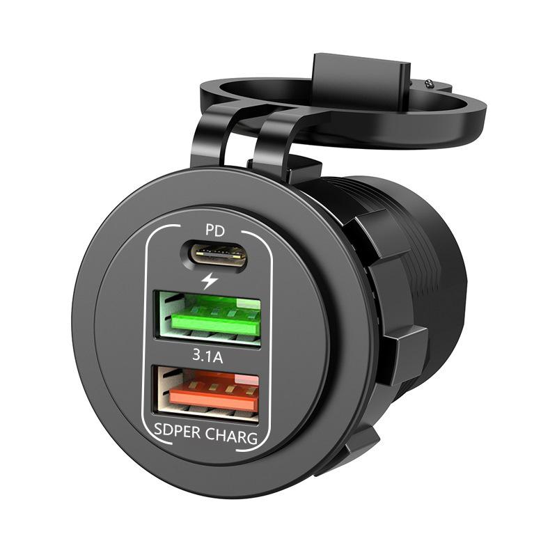 Car Universal Modified Car Charger Pd3.0 Qc3.0 Pd30W 3.1A Fast Charger Suitable for Rv and Yacht Combination Modification
Car Universal Modified Car Charger Pd3.0 Qc3.0 Pd30W 3.1A Fast Charger Suitable for Rv and Yacht Combination Modification