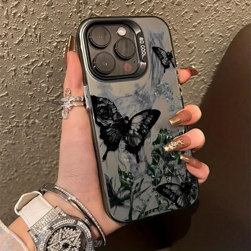 Rose Butterfly Scratch-Resistant Silver Phone Case for Apple 16ProMax/14XS - Hard Board Protective Cover Apple 13
Rose Butterfly Scratch-Resistant Silver Phone Case for Apple 16ProMax/14XS - Hard Board Protective Cover Apple 13