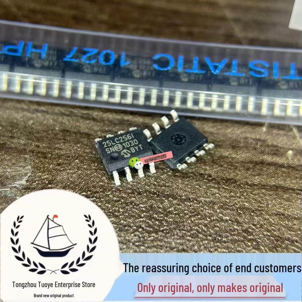 Genuine 25LC256-I/SN SOP8 Screen Printed Memory IC, 25LC256I, In Stock for Direct Shipping
Genuine 25LC256-I/SN SOP8 Screen Printed Memory IC, 25LC256I, In Stock for Direct Shipping