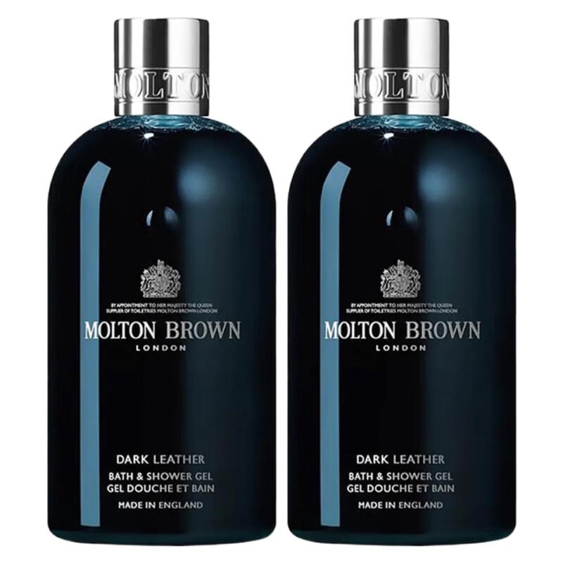 Molton Brown Dark Leather Bath & Shower Gel Duo
Molton Brown Dark Leather Bath & Shower Gel Duo