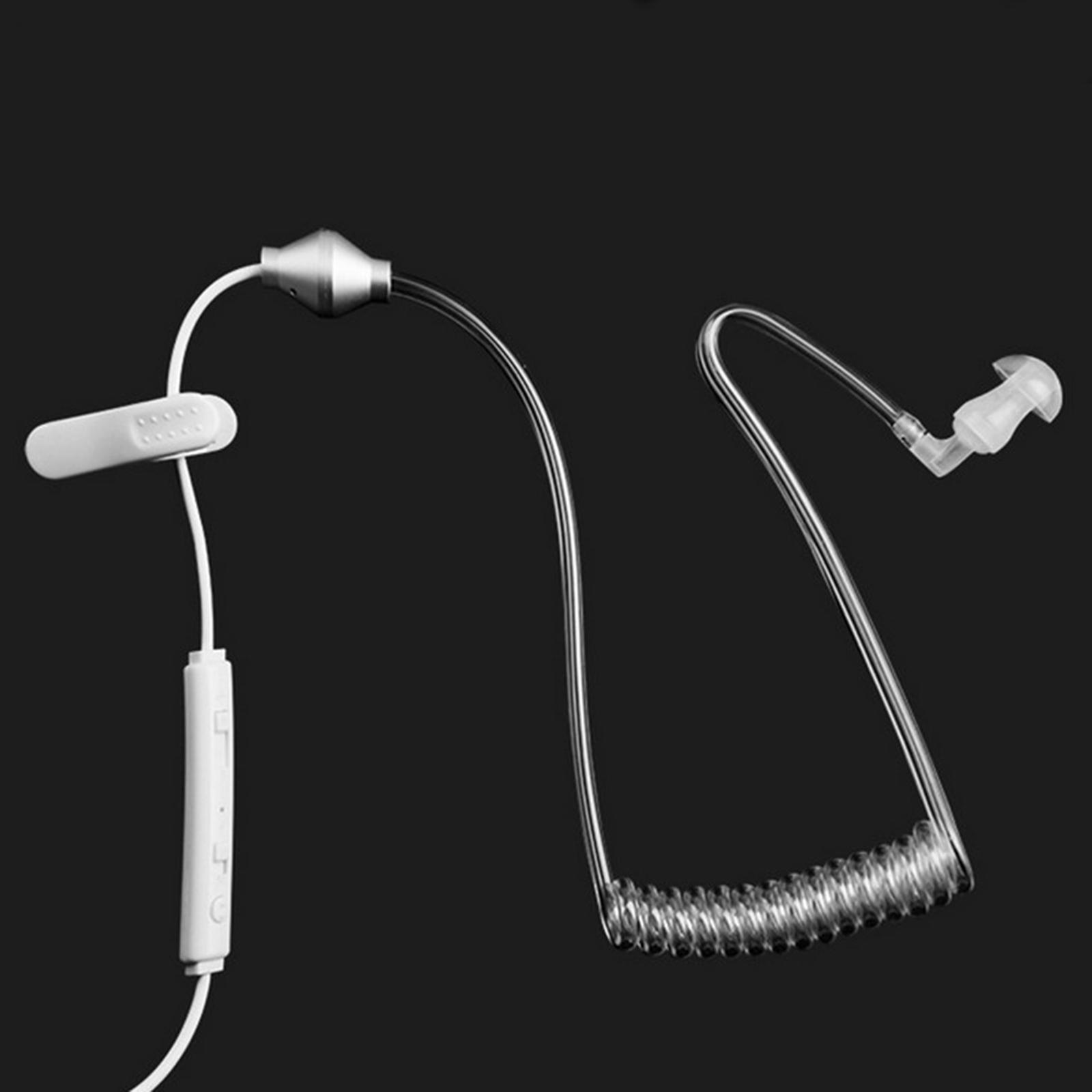 Anti-Radiation Mono Earphones 3.5mm Stereo Acoustic Hollow Air Tube Wired Earpiece Hands-free With Mic Headsets Lightweight білий
Anti-Radiation Mono Earphones 3.5mm Stereo Acoustic Hollow Air Tube Wired Earpiece Hands-free With Mic Headsets Lightweight білий