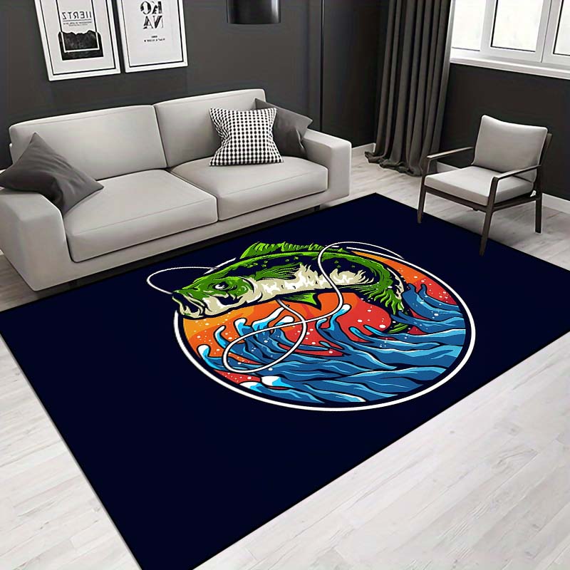 Fishing B-Bass Pro Pattern Living Room Bedroom Carpet Bedside Bathroom Floor Mat 15 Size Custon Pattern Area Rug Room Club Decor 60x90cm
Fishing B-Bass Pro Pattern Living Room Bedroom Carpet Bedside Bathroom Floor Mat 15 Size Custon Pattern Area Rug Room Club Decor 60x90cm