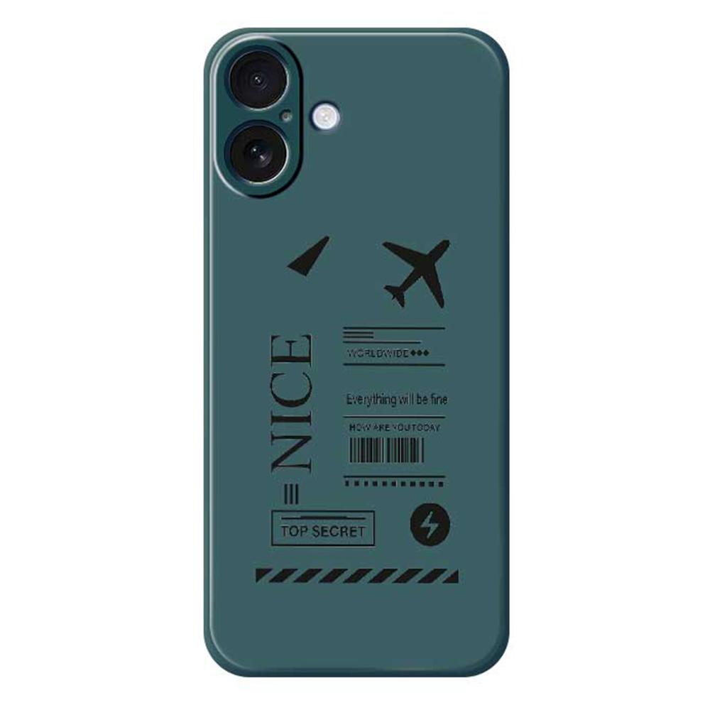 For iPhone 17 Case Boarding Ticket Pattern Printing Straight Edge TPU Phone Back Cover Green
For iPhone 17 Case Boarding Ticket Pattern Printing Straight Edge TPU Phone Back Cover Green