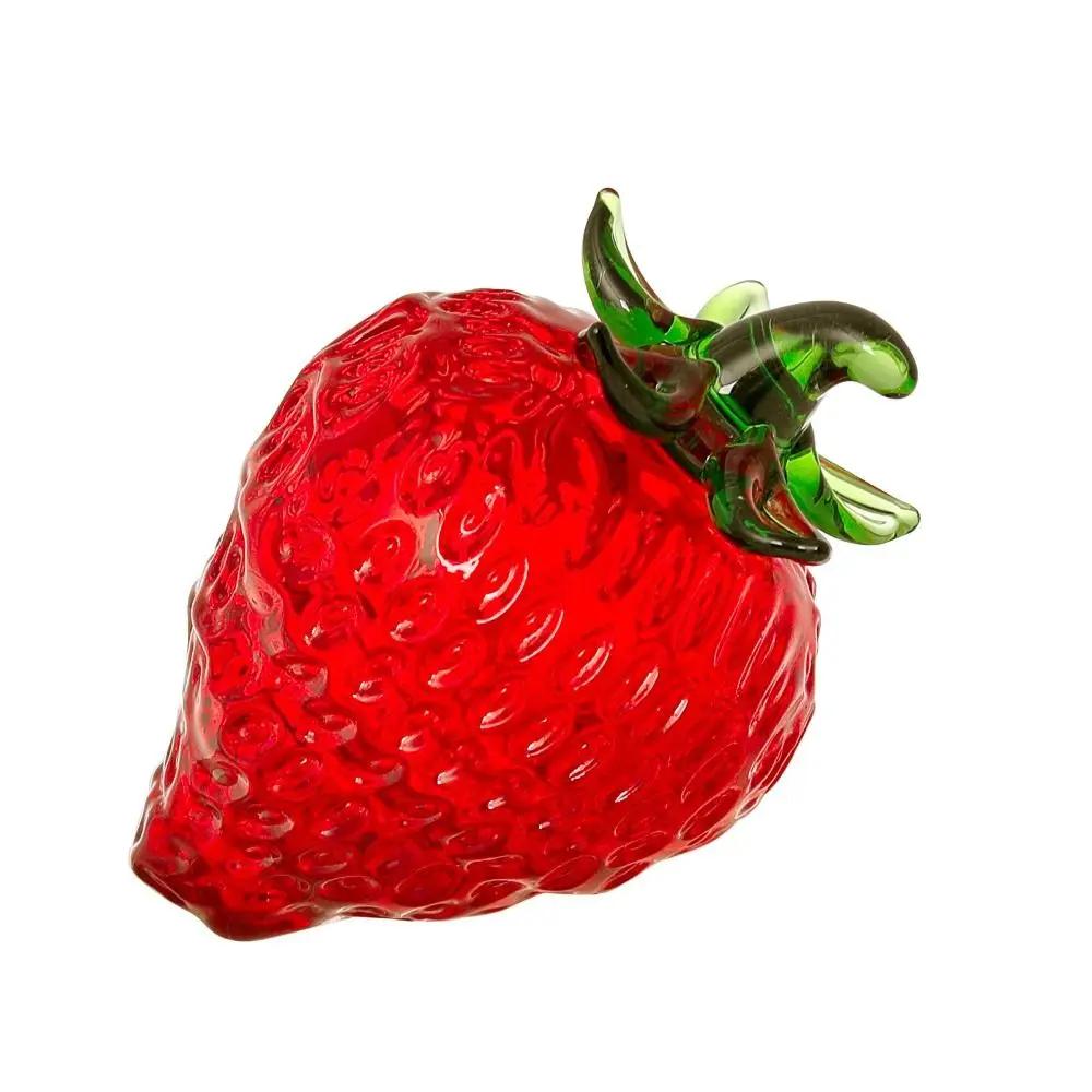 White Crystal Crystal Strawberry Handmade Small Strawberry Sculpture Glass Art Lifelike Color Fruit Ornament Birthday Gift
White Crystal Crystal Strawberry Handmade Small Strawberry Sculpture Glass Art Lifelike Color Fruit Ornament Birthday Gift