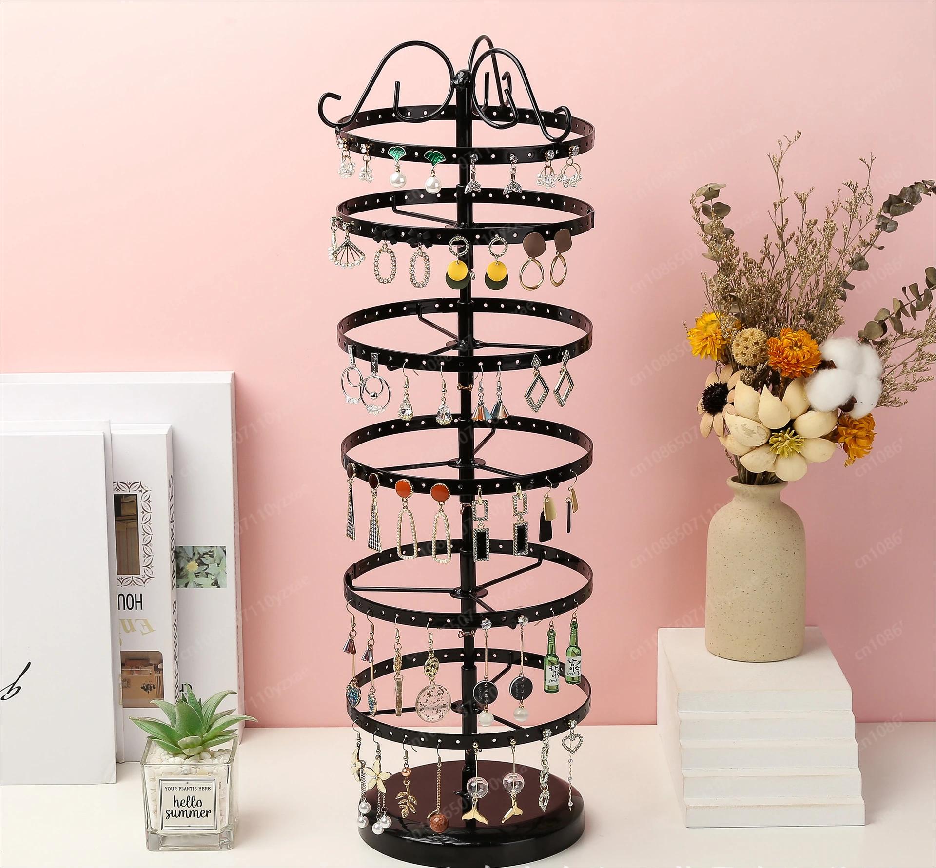 Hot Selling 6-Tier Rotating Earring Stand, Multi-Layer Display Holder for Studs and Hoops, Jewelry Showcase Organizer чорний
Hot Selling 6-Tier Rotating Earring Stand, Multi-Layer Display Holder for Studs and Hoops, Jewelry Showcase Organizer чорний