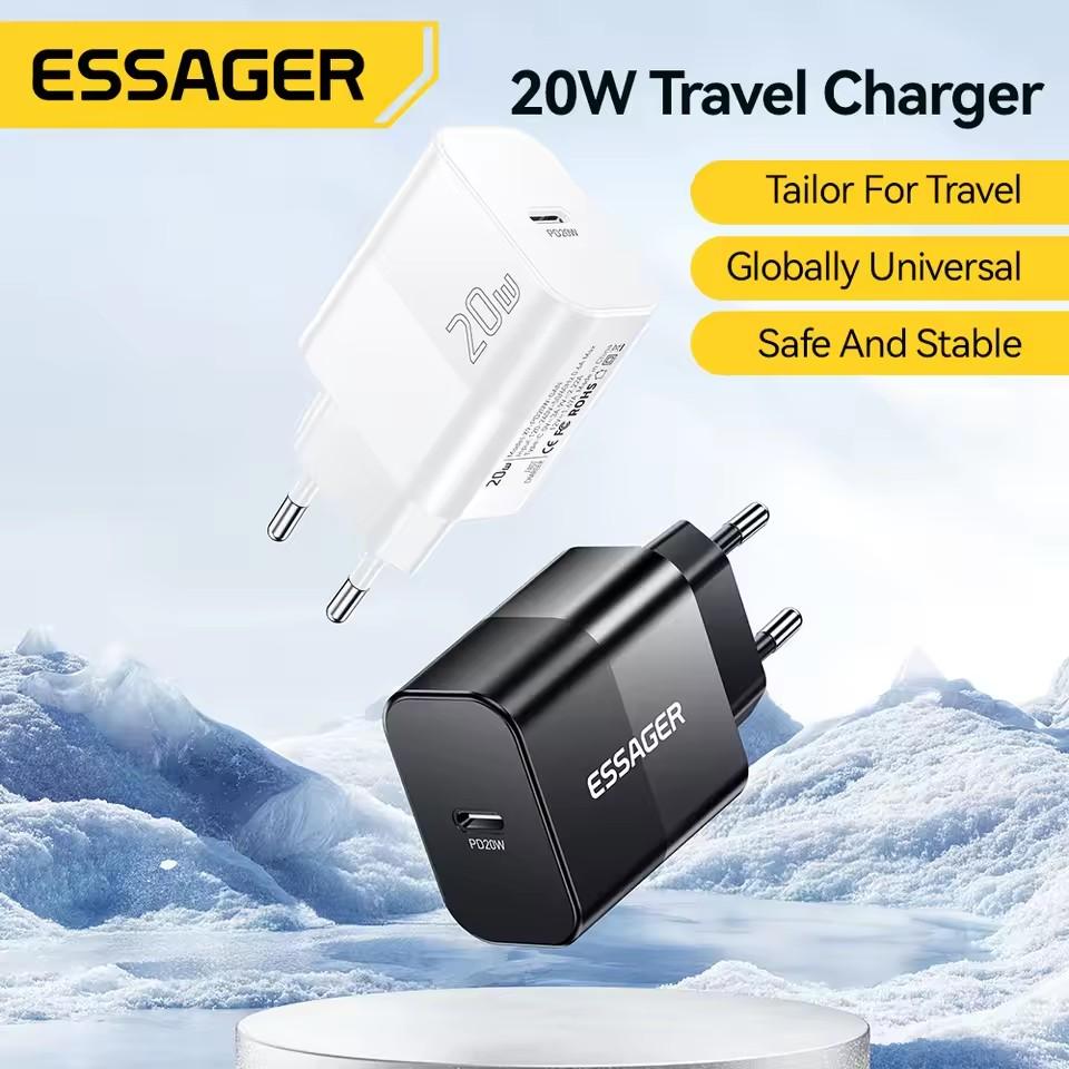 Зарядное устройство Essager 20W USB Type C GaN Портативное USB C дорожное зарядное устройство Поддержка Type C PD быстрой зарядки для телефона 16 15 14 13 Pro Max 20W UK Plug белый
Зарядное устройство Essager 20W USB Type C GaN Портативное USB C дорожное зарядное устройство Поддержка Type C PD быстрой зарядки для телефона 16 15 14 13 Pro Max 20W UK Plug белый