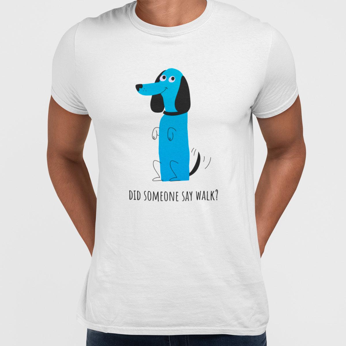 Happy Dog with A Wagging Tail Did Someone Say Walk Tops Short Sleeves T Shirts S белый
Happy Dog with A Wagging Tail Did Someone Say Walk Tops Short Sleeves T Shirts S белый