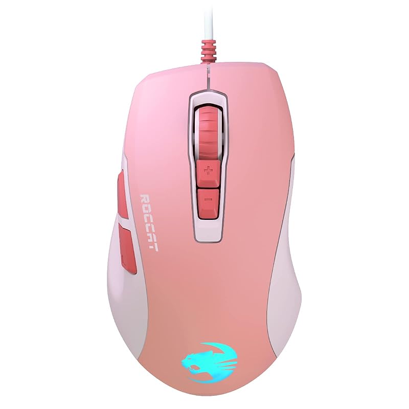 ROCCAT gaming mouse Kone Pure Ultra wired PVC coral bloom/pink Optical/16K/side button/lightweight 66.5g/FPS RGB Windows 7 or later [Japanese
ROCCAT gaming mouse Kone Pure Ultra wired PVC coral bloom/pink Optical/16K/side button/lightweight 66.5g/FPS RGB Windows 7 or later [Japanese