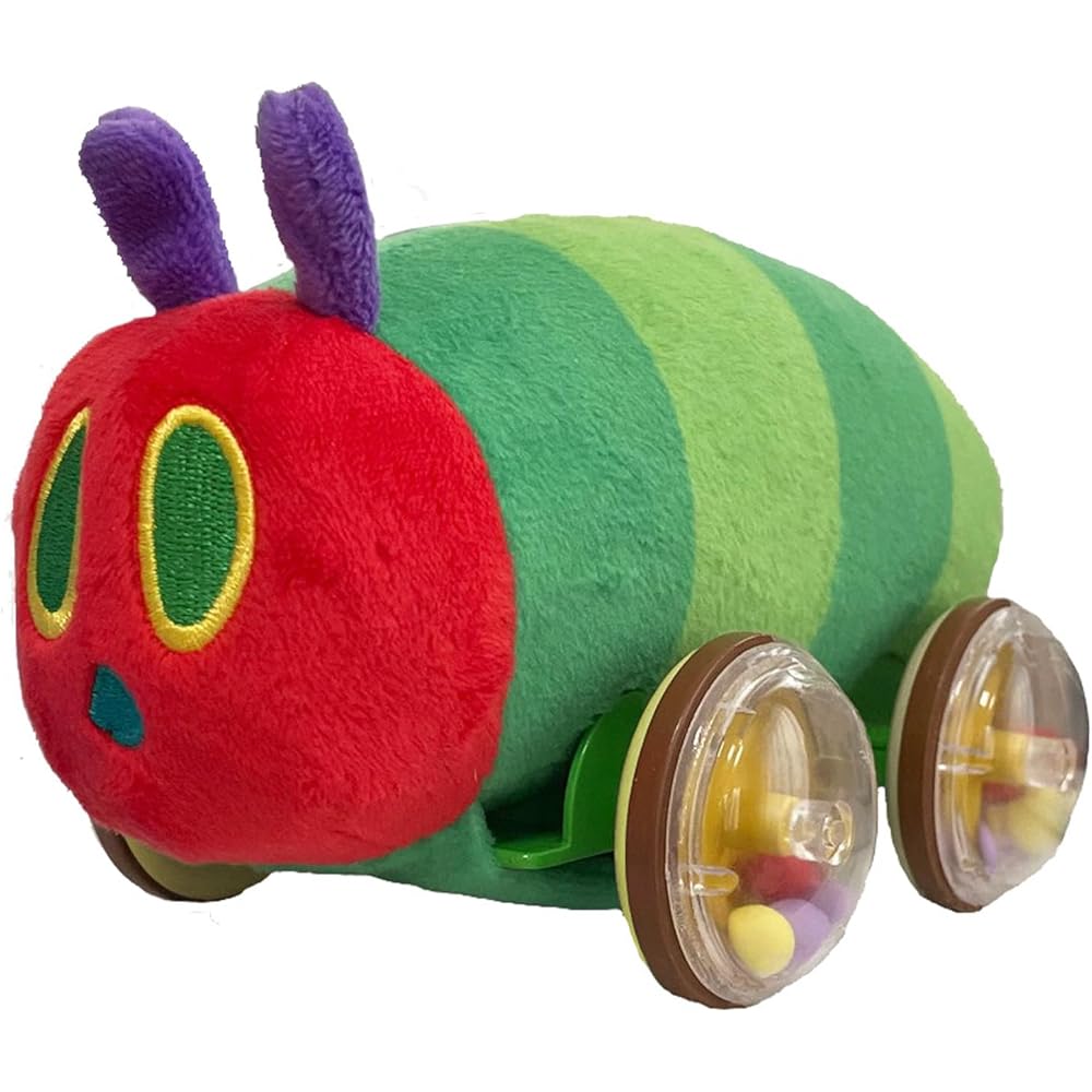 IWAYA Hungry Caterpillar Plush Toy with Wheels ST Mark Certified for Ages 18 Months and Up
IWAYA Hungry Caterpillar Plush Toy with Wheels ST Mark Certified for Ages 18 Months and Up