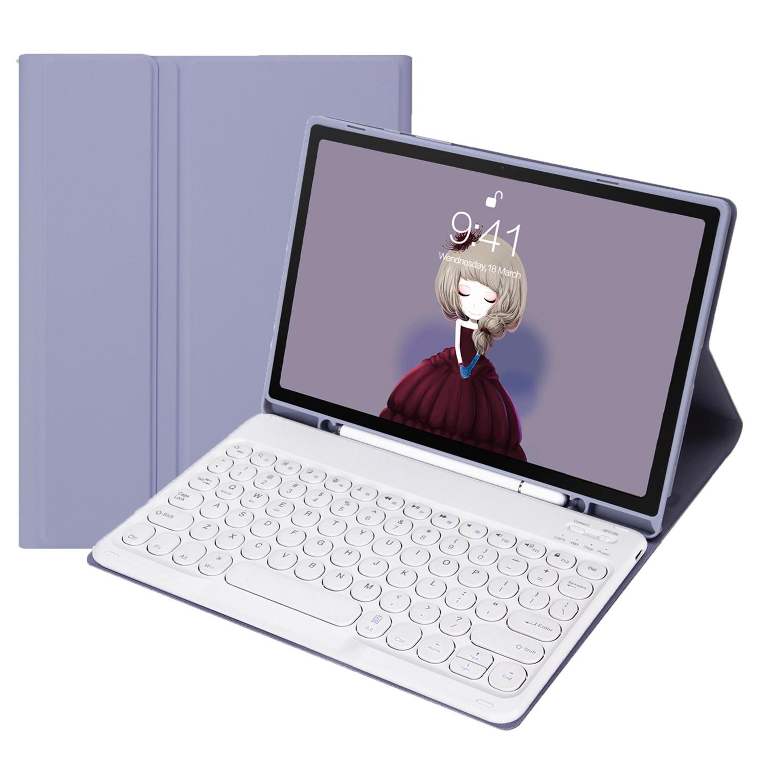 YA700B Leather Bluetooth-compatible Keyboard Case with Pen Slot Design for Samsung Galaxy Tab S8 11-inch 2021 (X700/X706)/S7 11-inch (T870/T875) Purple
YA700B Leather Bluetooth-compatible Keyboard Case with Pen Slot Design for Samsung Galaxy Tab S8 11-inch 2021 (X700/X706)/S7 11-inch (T870/T875) Purple