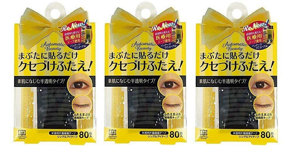 Автоматическая косметическая лента AB Single Eye Tape, односторонняя, с липкой основой, набор из 3 шт. (Двойная лента) AB-IJ2
Автоматическая косметическая лента AB Single Eye Tape, односторонняя, с липкой основой, набор из 3 шт. (Двойная лента) AB-IJ2
