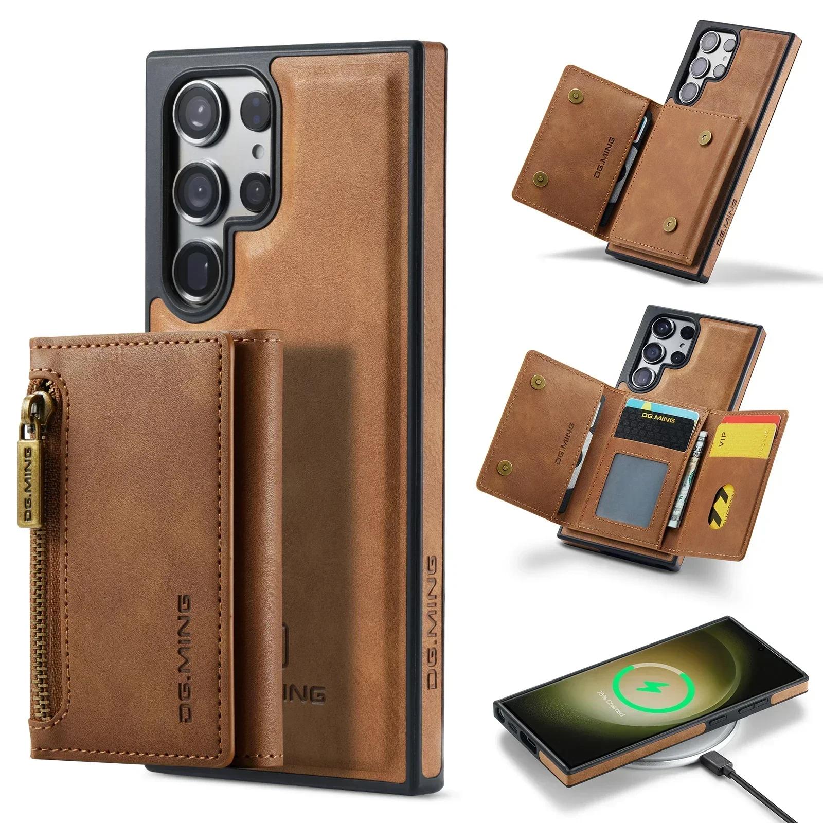 2 in 1 Magnetic Leather RFID Zipper Wallet Case for Magsafe Samsung Galaxy S24 Ultra S25 Edge S22 Plus S23 Fe Card Holder Cover Galaxy S23+ коричневий
2 in 1 Magnetic Leather RFID Zipper Wallet Case for Magsafe Samsung Galaxy S24 Ultra S25 Edge S22 Plus S23 Fe Card Holder Cover Galaxy S23+ коричневий
