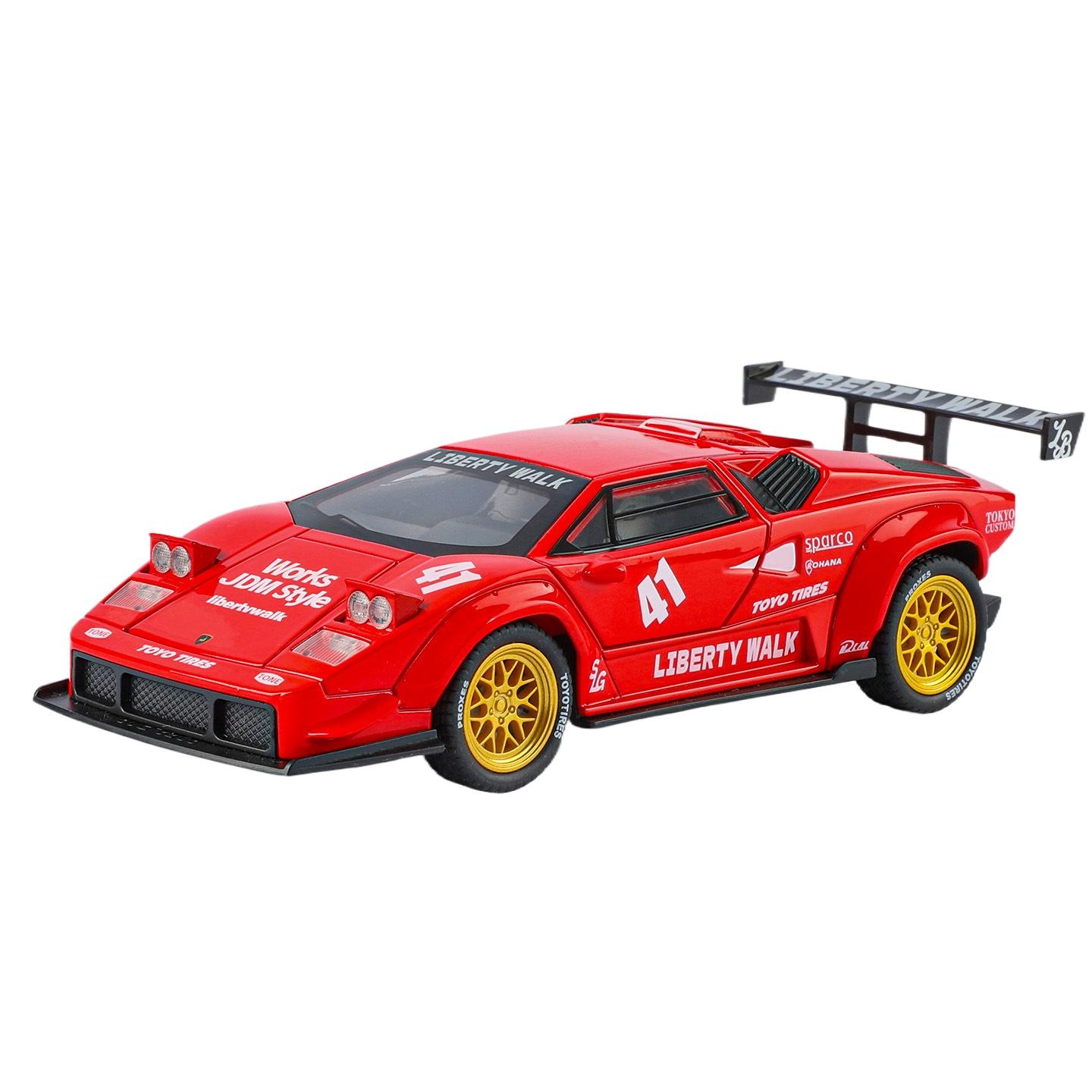 1/32 Countach LP5000 Металева модель спортивного автомобіля Лита металева модель гоночного автомобіля для траси Модель транспортного засобу Звукова та світлова симуляція Дитяча іграшка Подарунок
1/32 Countach LP5000 Металева модель спортивного автомобіля Лита металева модель гоночного автомобіля для траси Модель транспортного засобу Звукова та світлова симуляція Дитяча іграшка Подарунок