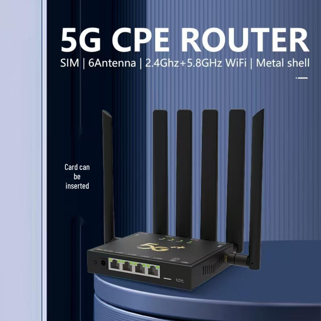 5G Dual-Band WiFi 6 Gigabit Home/Office Router with Antenna & SIM Card Slot for Live Streaming & All-Network Support 1000
5G Dual-Band WiFi 6 Gigabit Home/Office Router with Antenna & SIM Card Slot for Live Streaming & All-Network Support 1000