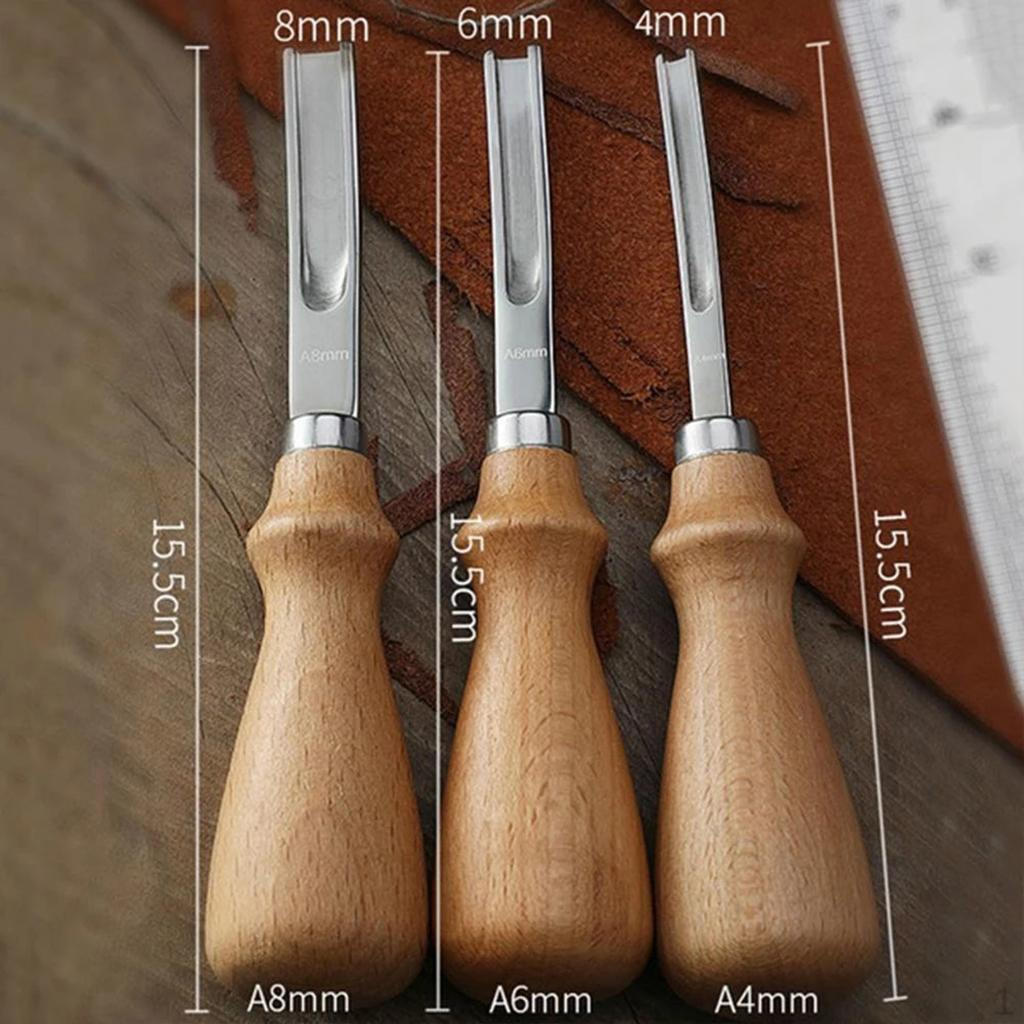 Leather Edge Chamfering Tool with Handle
Leather Edge Chamfering Tool with Handle