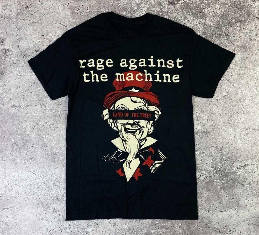 RAGE AGAINST The Machine Band Land Of The Free Cotton Black All Size Shirt AG513 Unisex T-Shirt M
RAGE AGAINST The Machine Band Land Of The Free Cotton Black All Size Shirt AG513 Unisex T-Shirt M