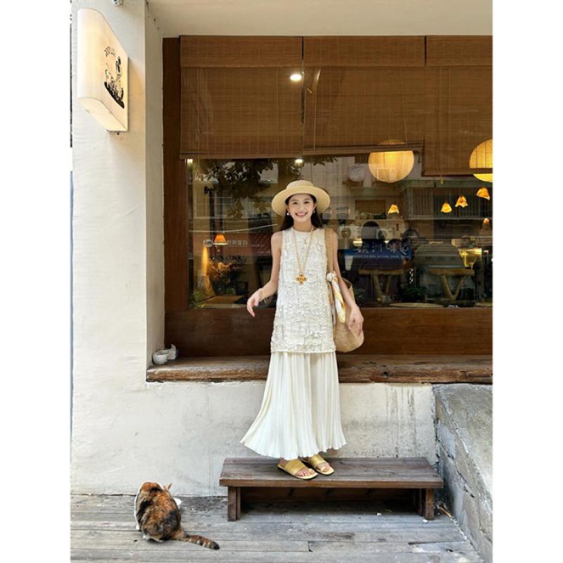 Seaside vacation dress children s summer new retro high-end French high-waisted vest dress S абрикосовый
Seaside vacation dress children s summer new retro high-end French high-waisted vest dress S абрикосовый