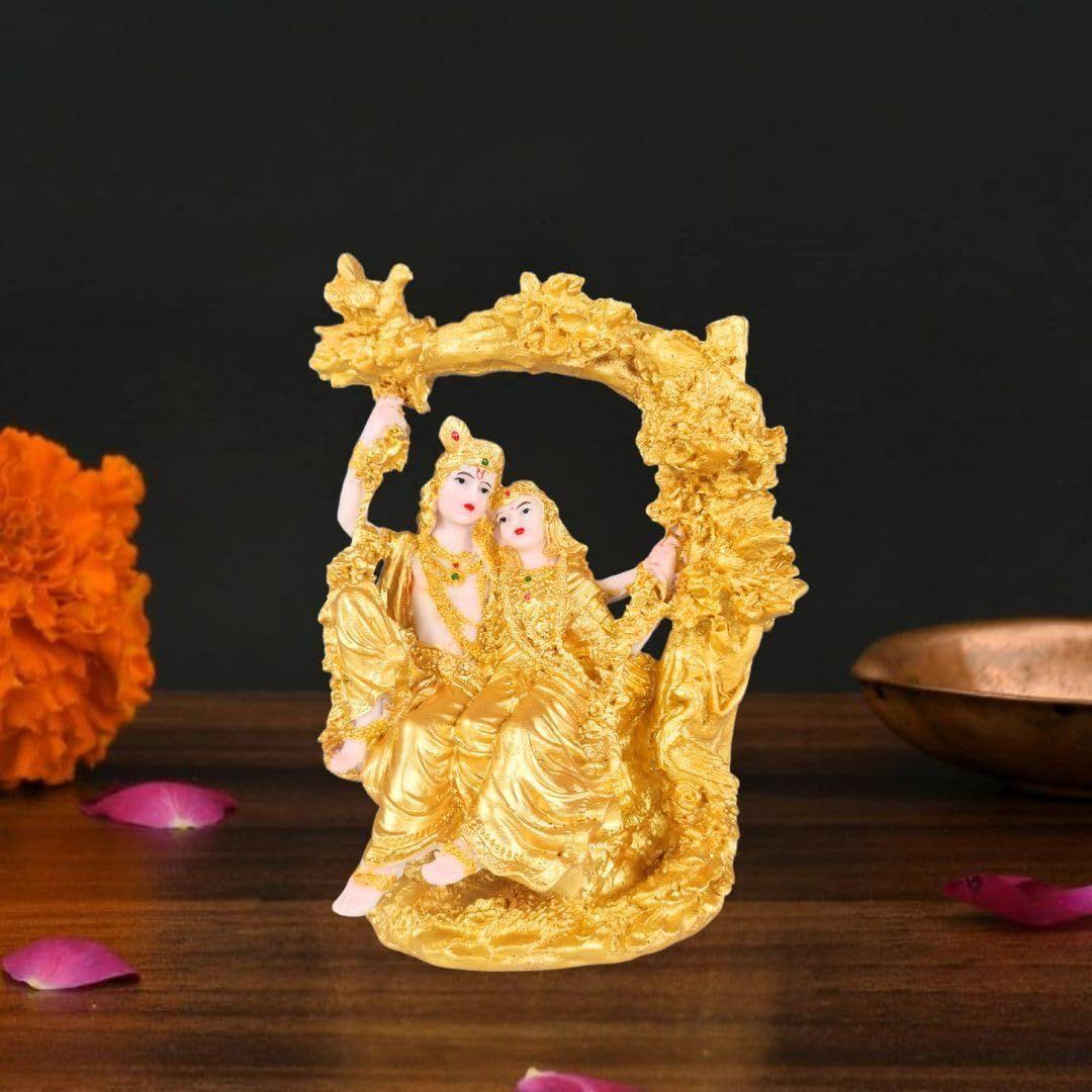 1 Pcs Shree Radha Krishna Idol - Gold Murti Statue | Gift for Him/Her, Mother s Day,Decor, Ganesh Pooja, Office,car Dashboard
1 Pcs Shree Radha Krishna Idol - Gold Murti Statue | Gift for Him/Her, Mother s Day,Decor, Ganesh Pooja, Office,car Dashboard