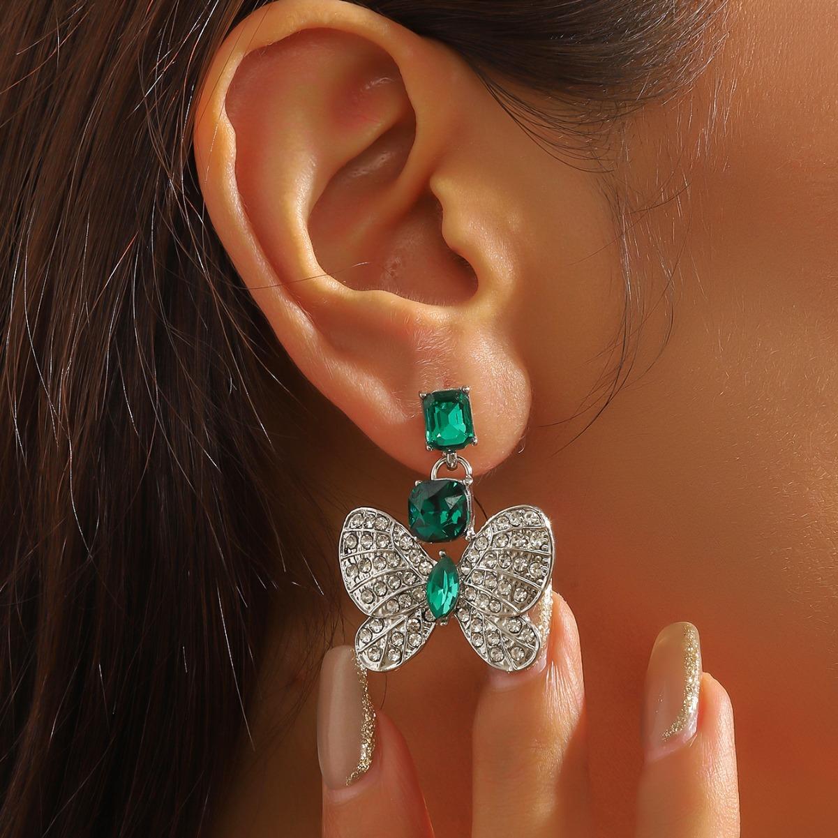 Модные серьги-подвески для женщин зелёный
Модные серьги-подвески для женщин зелёный