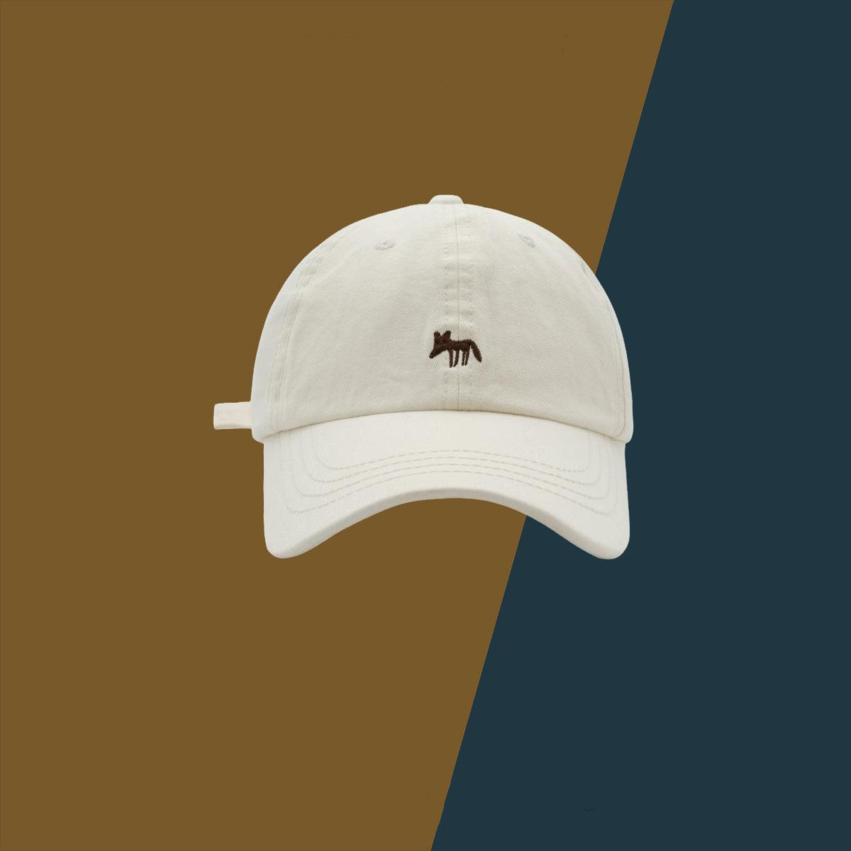 Cute and versatile little fox embroidered baseball cap, unisex, spring/summer Korean street fashion cap that makes the face look smaller Adjustable(Priority Del бежевый
Cute and versatile little fox embroidered baseball cap, unisex, spring/summer Korean street fashion cap that makes the face look smaller Adjustable(Priority Del бежевый