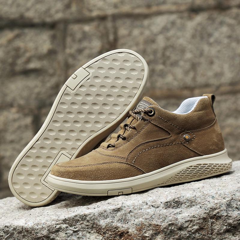 Invisible height increase 7CM men s board shoes fashion trend green casual shoes retro pigskin men 43
Invisible height increase 7CM men s board shoes fashion trend green casual shoes retro pigskin men 43