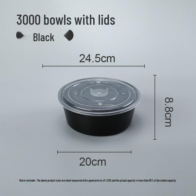Disposable Round Plastic Food Container with Lid
Disposable Round Plastic Food Container with Lid