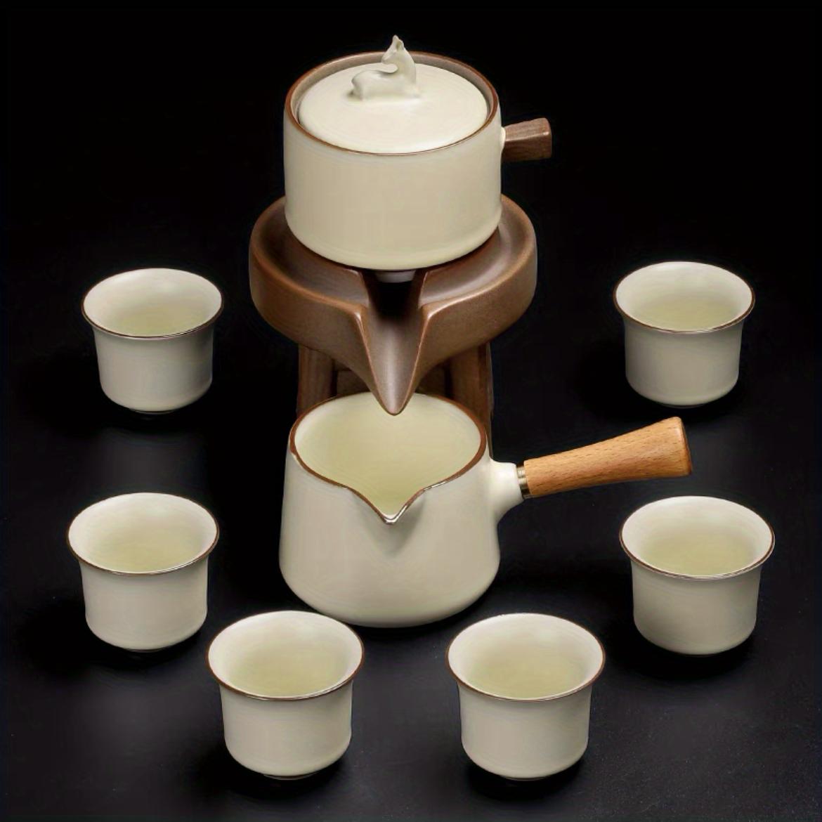 1 комплект, китайская каменная мельница, чайный сервиз кунг-фу, каменная мельница, чайный горшок, чайная чашка, чайная церемония, вечерние, кухонные принадлежности для кафе