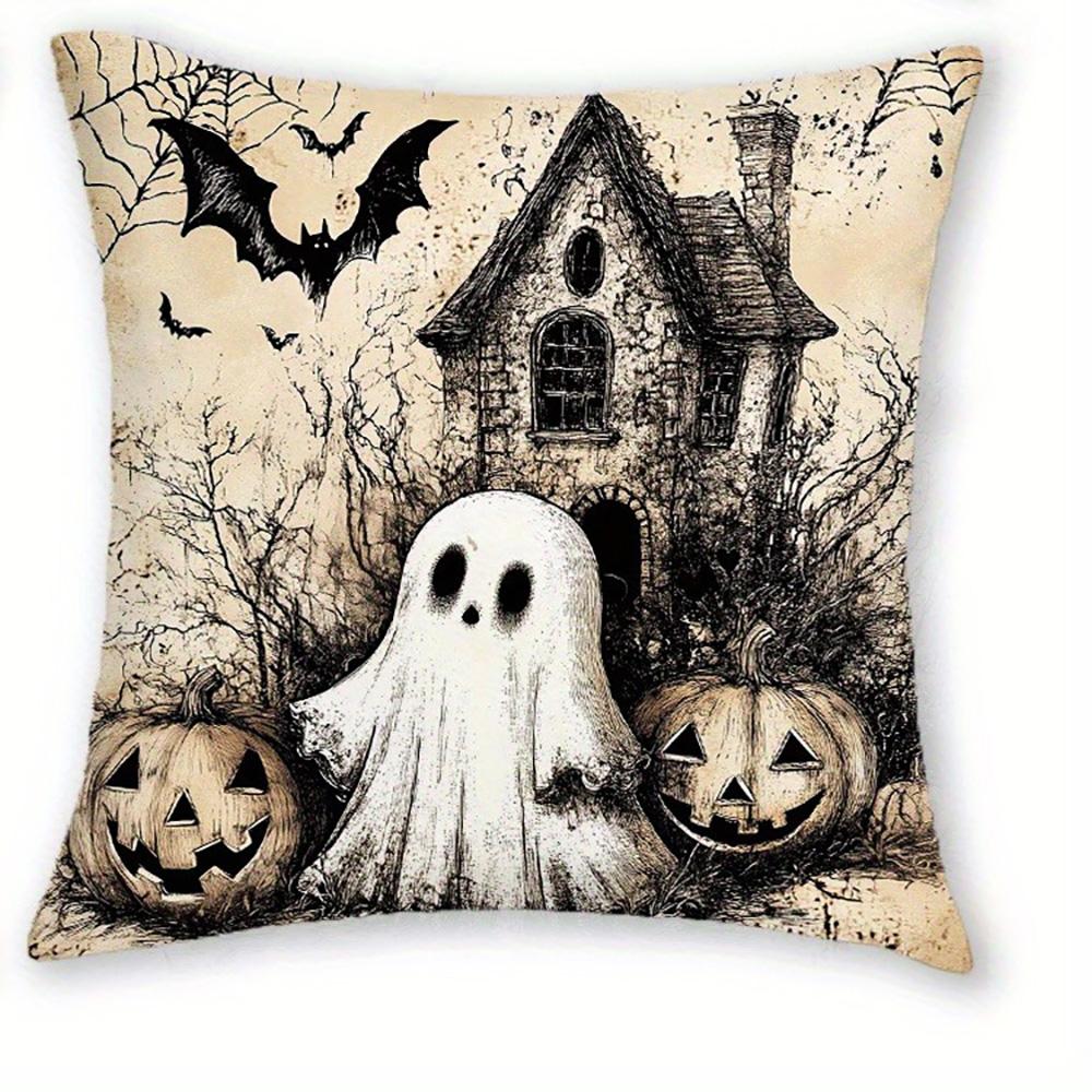 Halloween Themed Pillow Covers: Witch, Pumpkin, Haunted House & Ghost Designs Sofa cushion cover home room decoration 16x16Inch
Halloween Themed Pillow Covers: Witch, Pumpkin, Haunted House & Ghost Designs Sofa cushion cover home room decoration 16x16Inch