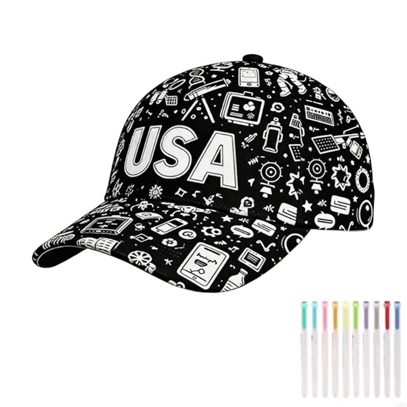 Independence Day Themed Baseball Cap With 24 Color Markers For Creative Customization And Patriotic Celebration Y08E
Independence Day Themed Baseball Cap With 24 Color Markers For Creative Customization And Patriotic Celebration Y08E