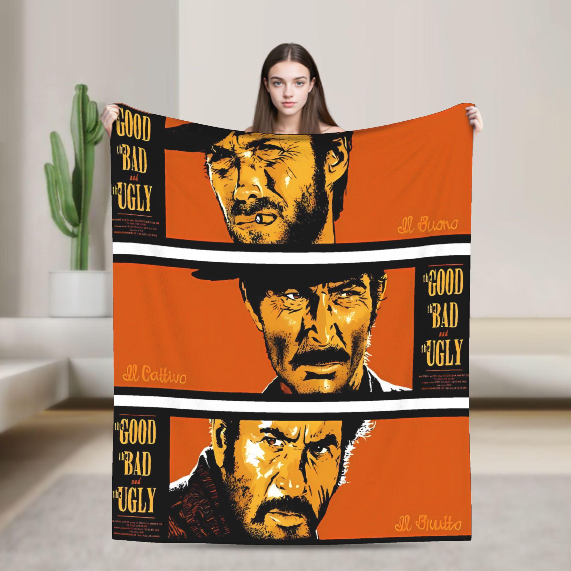 The Good the Bad and Ugly MOVIE Blankets Quality Warm Soft Throw Blanket Autumn Decorative Bedroom Aesthetic Bedspread 30x40in
The Good the Bad and Ugly MOVIE Blankets Quality Warm Soft Throw Blanket Autumn Decorative Bedroom Aesthetic Bedspread 30x40in