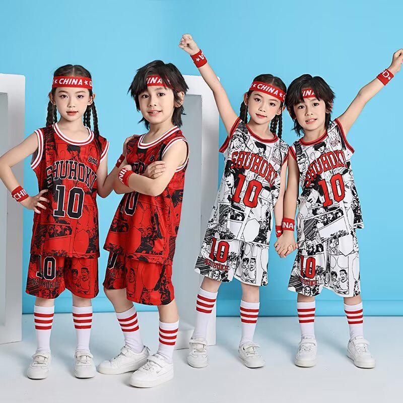 Slam Dunk No. 10 Kids Basketball Uniform Jersey Performance Costume Size 22 (Height 120-130 cm)
Slam Dunk No. 10 Kids Basketball Uniform Jersey Performance Costume Size 22 (Height 120-130 cm)