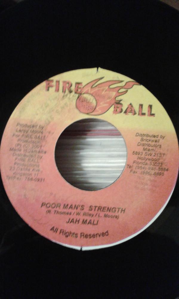 7inch Record JAHMALI - Poor Man s Strength NONE Fire Ball Recor 2001 Jamaica Reggae, Ska & Dub Used
7inch Record JAHMALI - Poor Man s Strength NONE Fire Ball Recor 2001 Jamaica Reggae, Ska & Dub Used