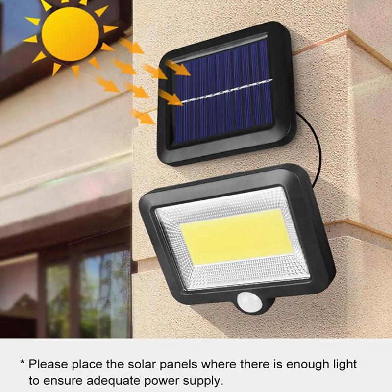 COB LED Solar Light Outdoor Solar Lamp Wall Lights with Motion Sensor Solar Powered Sunlight Spotlights for Garden Lawn Decor
COB LED Solar Light Outdoor Solar Lamp Wall Lights with Motion Sensor Solar Powered Sunlight Spotlights for Garden Lawn Decor