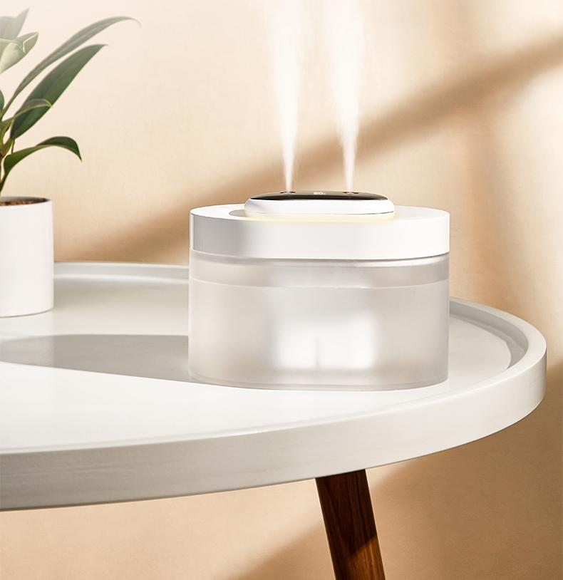 1л двойной насадкой светодиодный увлажнитель воздуха 2000 мАч аккумулятор беспроводной ультразвуковой арома диффузор USB туманообразователь белый
1л двойной насадкой светодиодный увлажнитель воздуха 2000 мАч аккумулятор беспроводной ультразвуковой арома диффузор USB туманообразователь белый