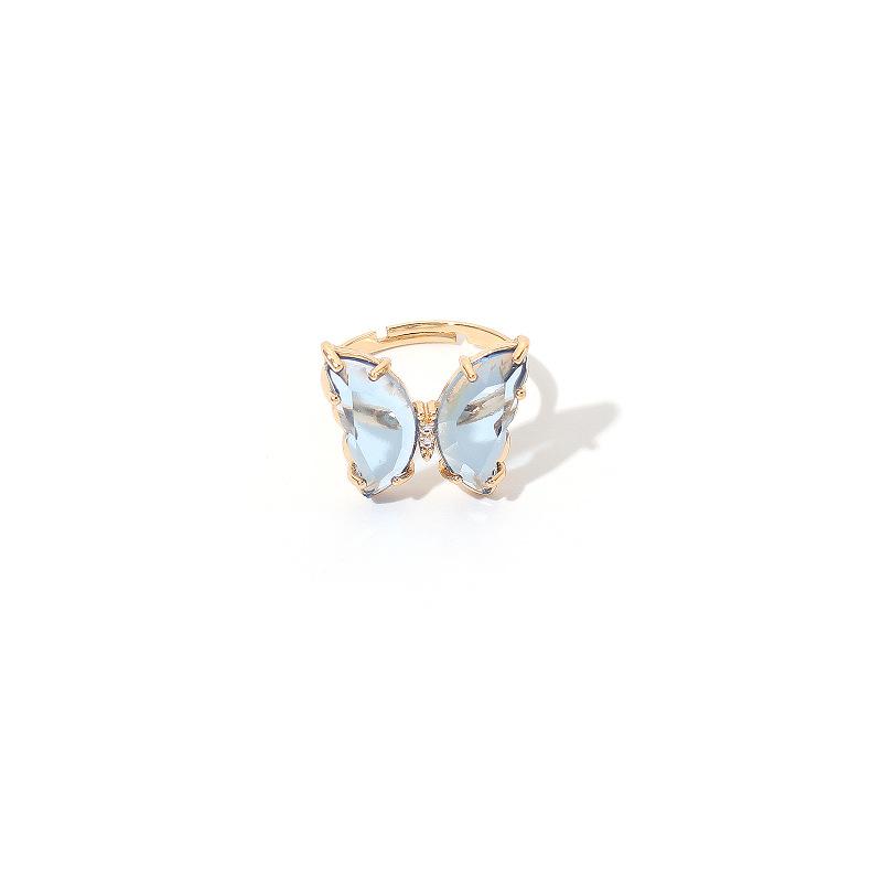 Mori acrylic butterfly color transparent live ring Internet celebrity tide simple fashion super fairy ring світло-синій колір
Mori acrylic butterfly color transparent live ring Internet celebrity tide simple fashion super fairy ring світло-синій колір