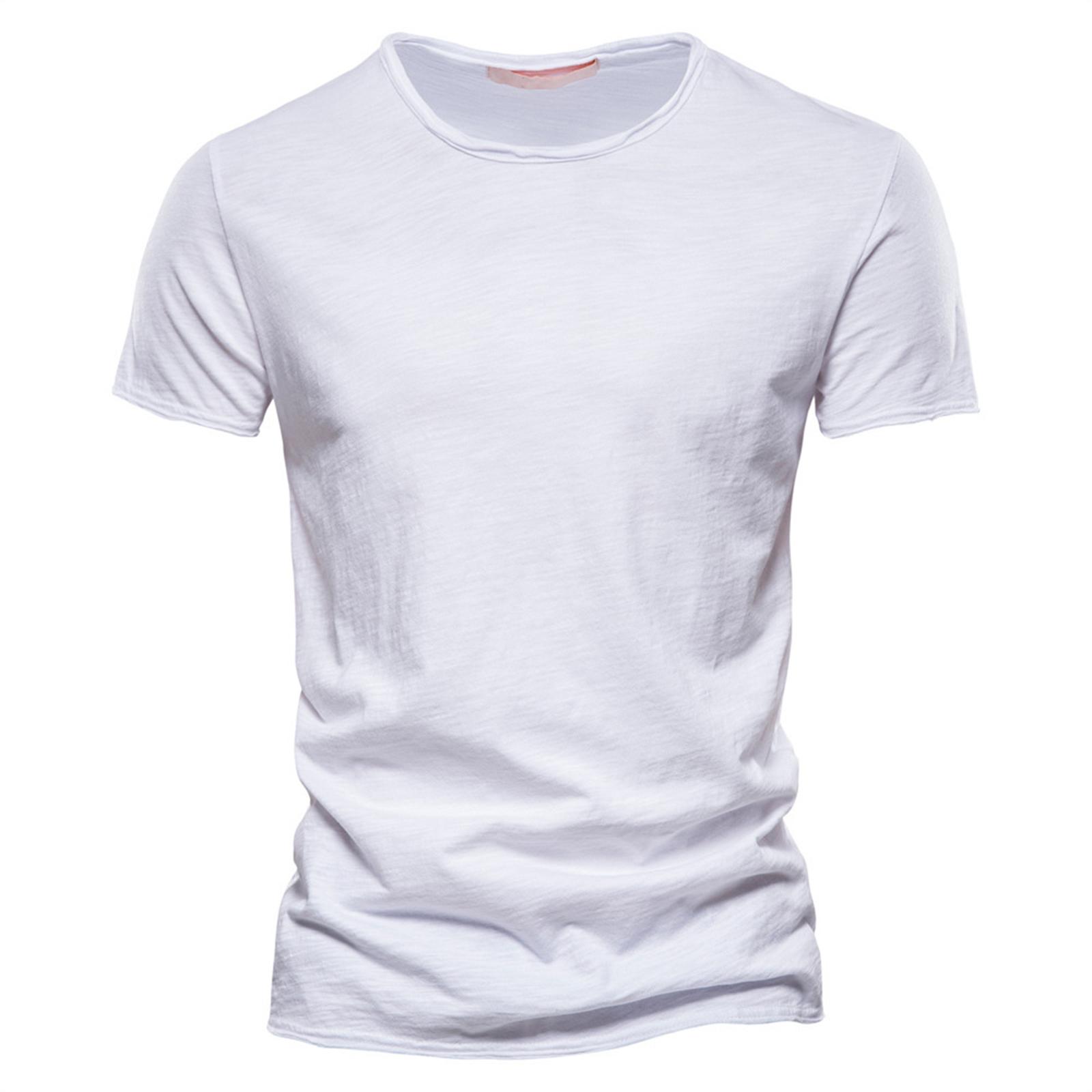 Men s Color Cotton Round Neck Short Sleeved T-shirt XL білий
Men s Color Cotton Round Neck Short Sleeved T-shirt XL білий