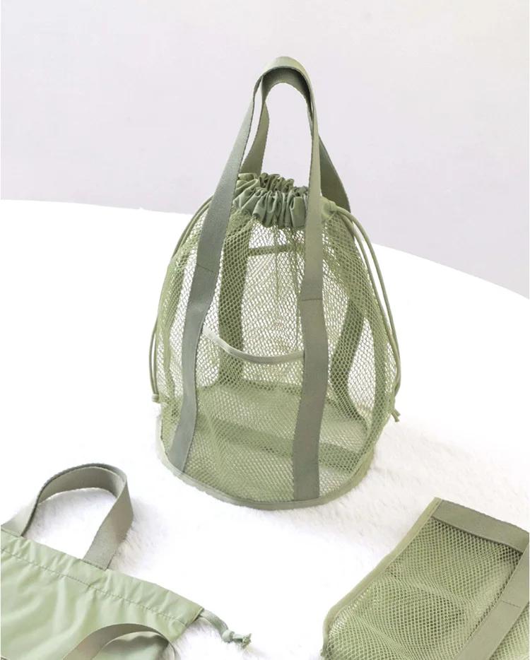 Large Capacity Mesh Nylon Cosmetic Bag Foldable Drawstring Organizer for Travel Swim Washing Storage Multi-Purpose зелений
Large Capacity Mesh Nylon Cosmetic Bag Foldable Drawstring Organizer for Travel Swim Washing Storage Multi-Purpose зелений