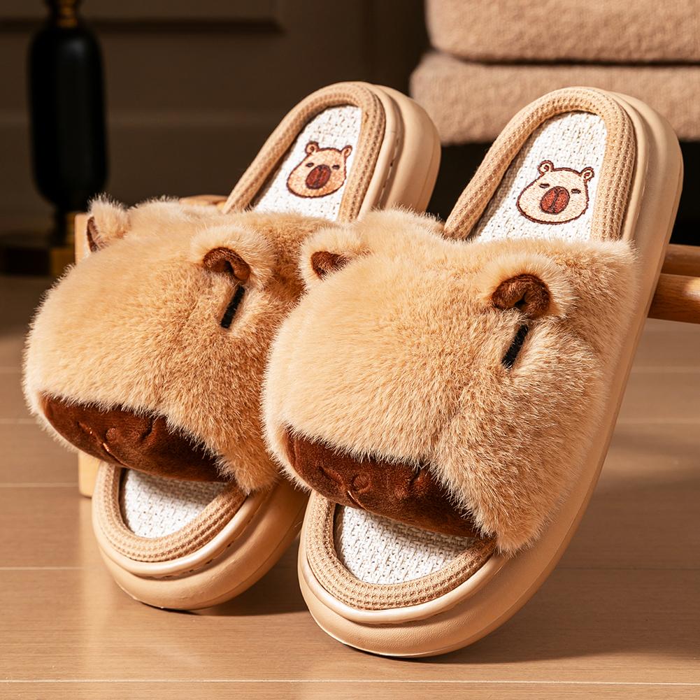 Пушистые тапочки женские капибара подошва ЭВА теплые домашние тапочки из пены с памятью зимние уютные на платформе 44-45
Пушистые тапочки женские капибара подошва ЭВА теплые домашние тапочки из пены с памятью зимние уютные на платформе 44-45