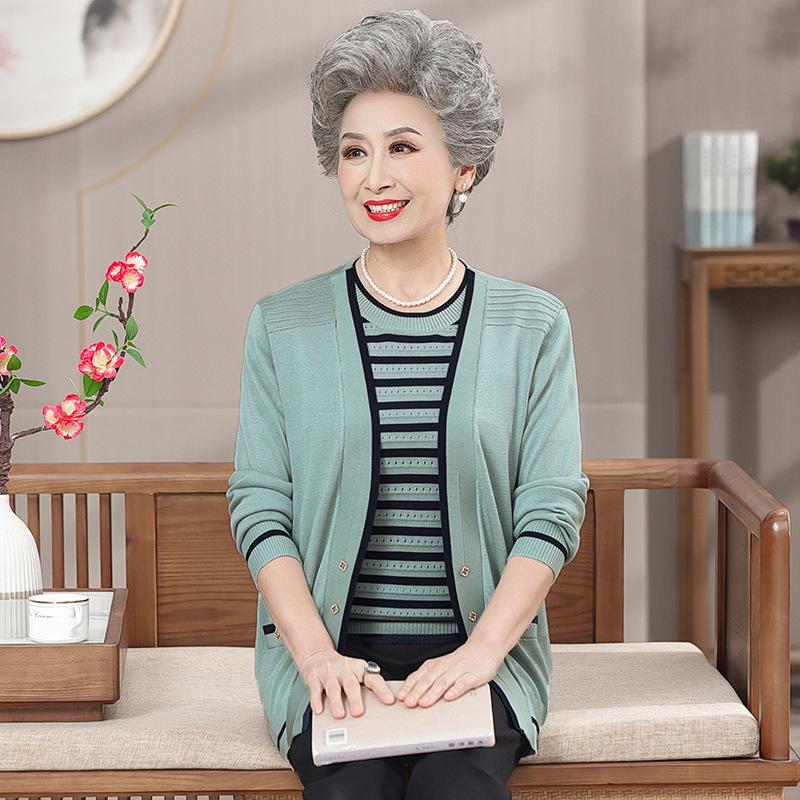 Grandma s Spring & Autumn Jacket: Wide-leg Suit for Middle-aged & Elderly Women - Perfect for 70-Year-Old Moms 4XL (recommended 67.5-75 kg) світло-зелений колір
Grandma s Spring & Autumn Jacket: Wide-leg Suit for Middle-aged & Elderly Women - Perfect for 70-Year-Old Moms 4XL (recommended 67.5-75 kg) світло-зелений колір