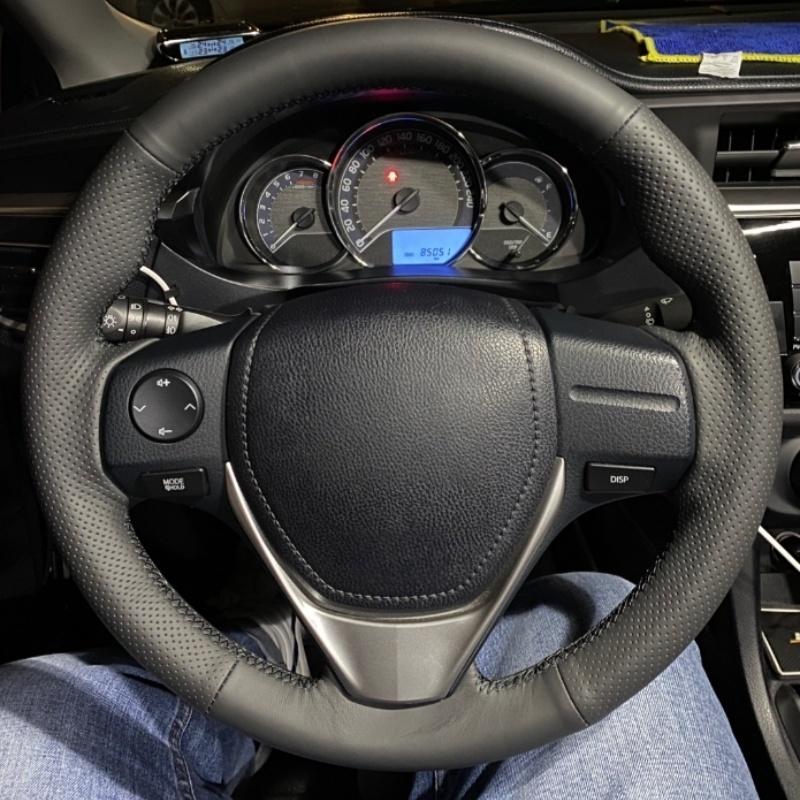 Car Steering Wheel Cover Leather For Toyota RAV4 Corolla 20132014 2015- Steering Wheel Braid Car Accessory Beige Thread
Car Steering Wheel Cover Leather For Toyota RAV4 Corolla 20132014 2015- Steering Wheel Braid Car Accessory Beige Thread