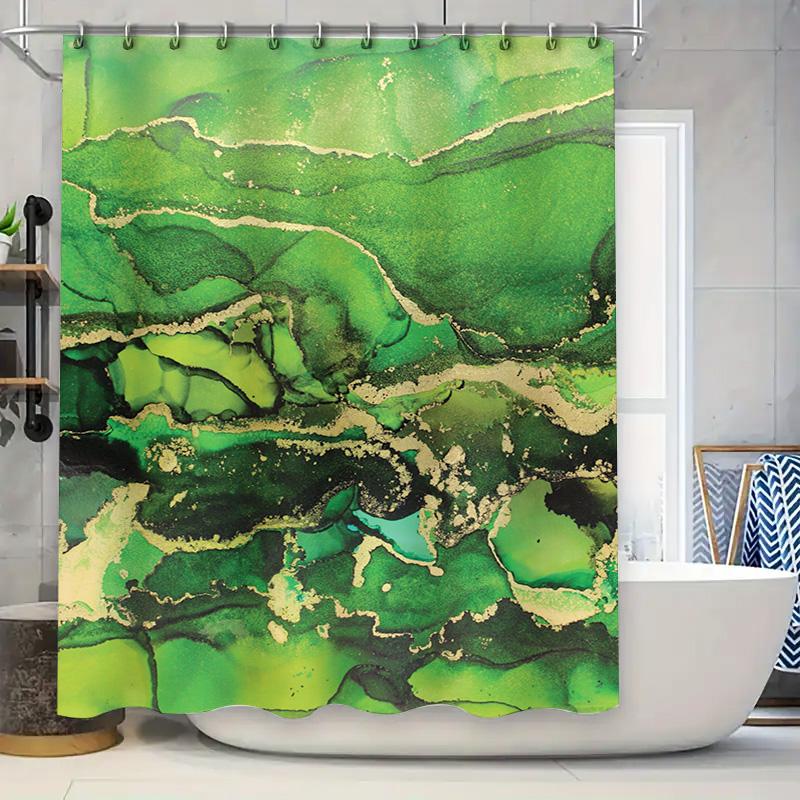 Luxury Green Abstract Art Shower Curtain For Bathroom Decor Soft Fabric Waterproof Shower Curtains With Rod Pocket Set In Gold D W60H190(CM)-1 Pcs
Luxury Green Abstract Art Shower Curtain For Bathroom Decor Soft Fabric Waterproof Shower Curtains With Rod Pocket Set In Gold D W60H190(CM)-1 Pcs