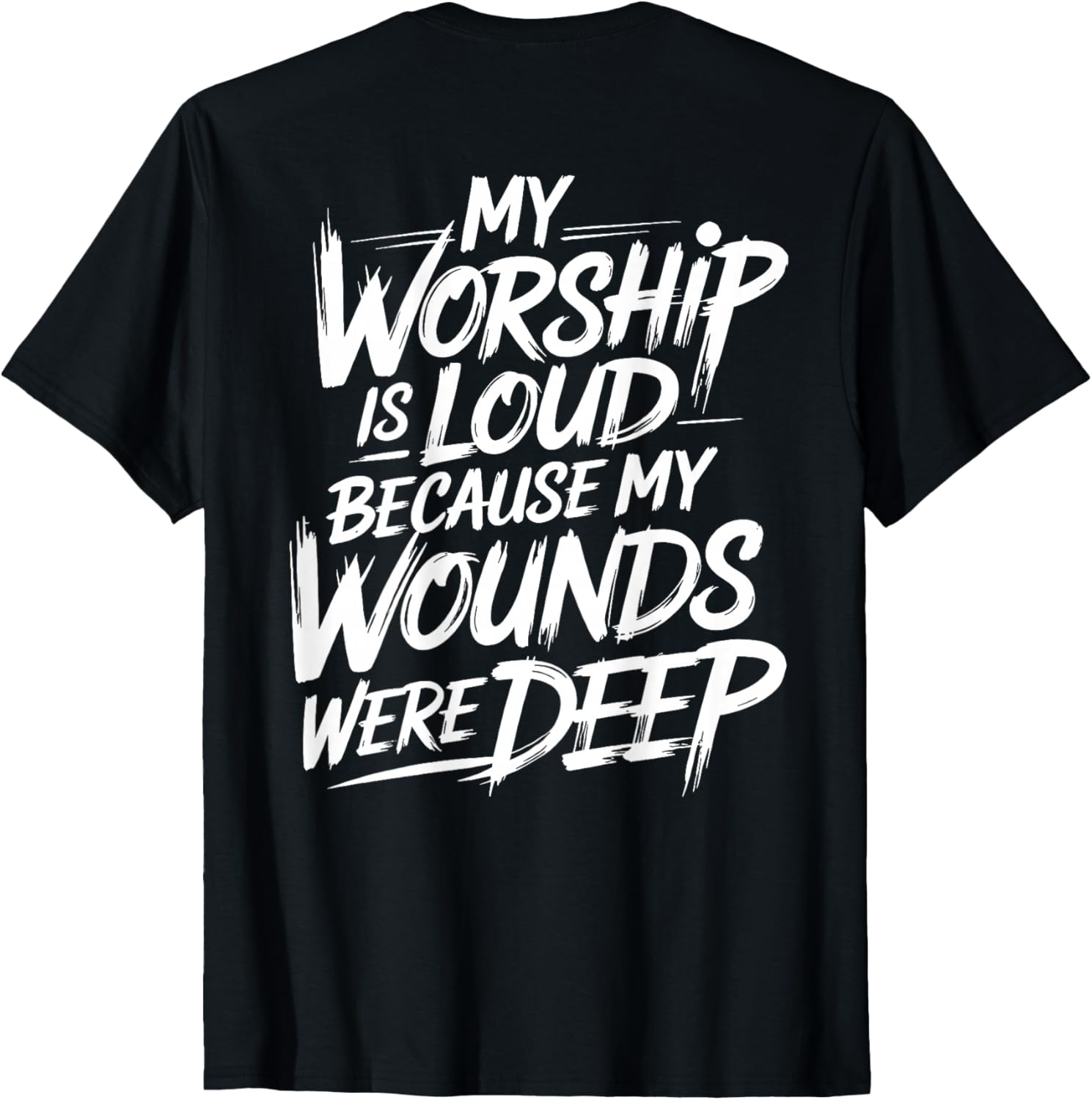 (On Back) My Worship is Loud Because My Wounds were Deep T-Shirt S разноцветный
(On Back) My Worship is Loud Because My Wounds were Deep T-Shirt S разноцветный
