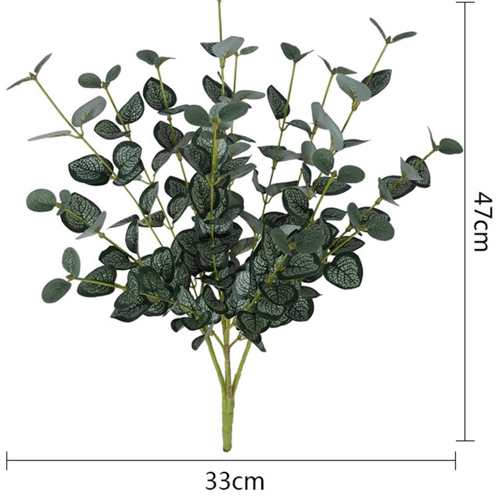 Simulation Eucalyptus Leaf Artificial Greenery Holiday Greens Home Decoration Two-tone green
Simulation Eucalyptus Leaf Artificial Greenery Holiday Greens Home Decoration Two-tone green