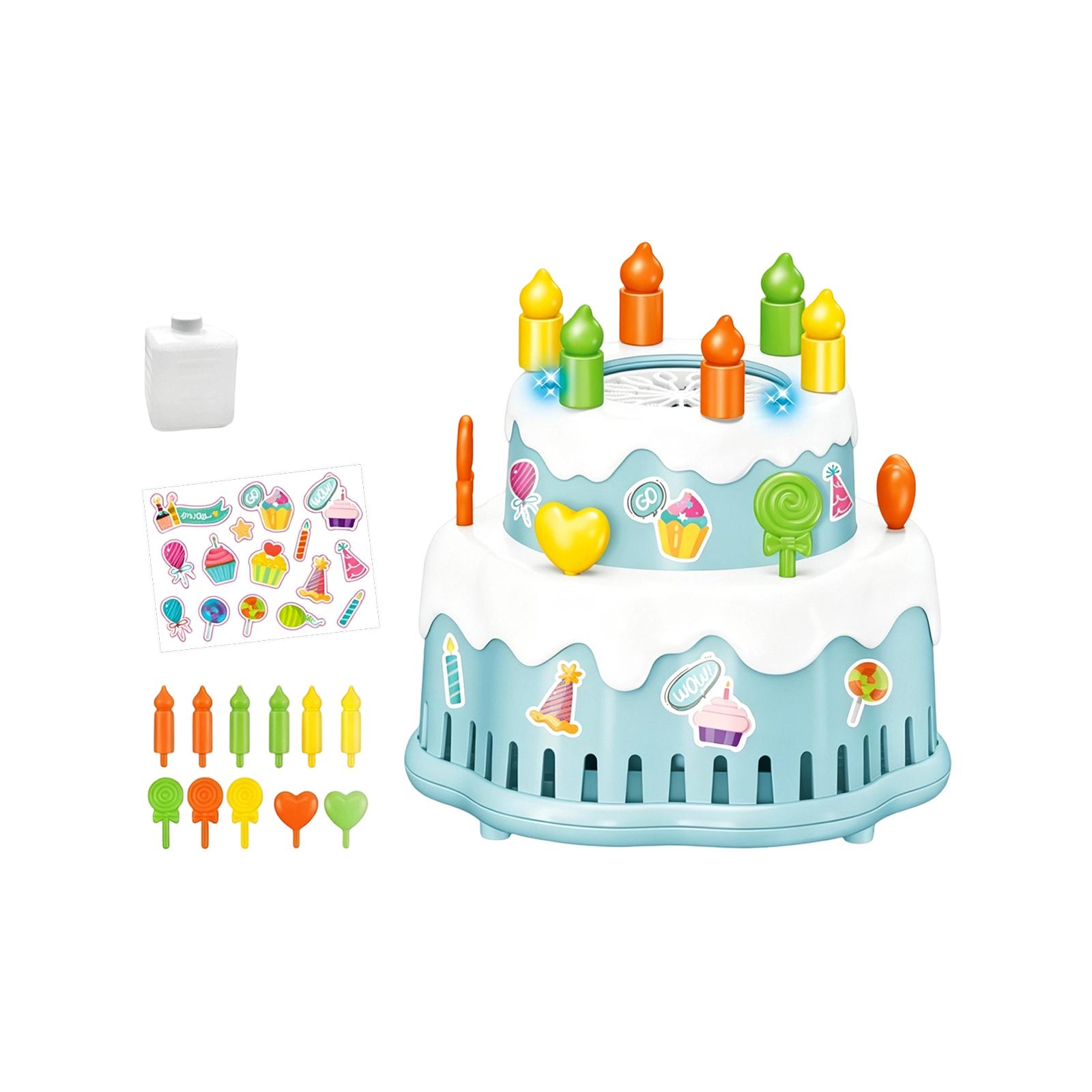 Electric Bubble Machine Cake Shape Toy for Kids Birthday Party with Light Music and Automatic Bubble Blowing Function Includes 70ml Bubble Solution One Size синий
Electric Bubble Machine Cake Shape Toy for Kids Birthday Party with Light Music and Automatic Bubble Blowing Function Includes 70ml Bubble Solution One Size синий