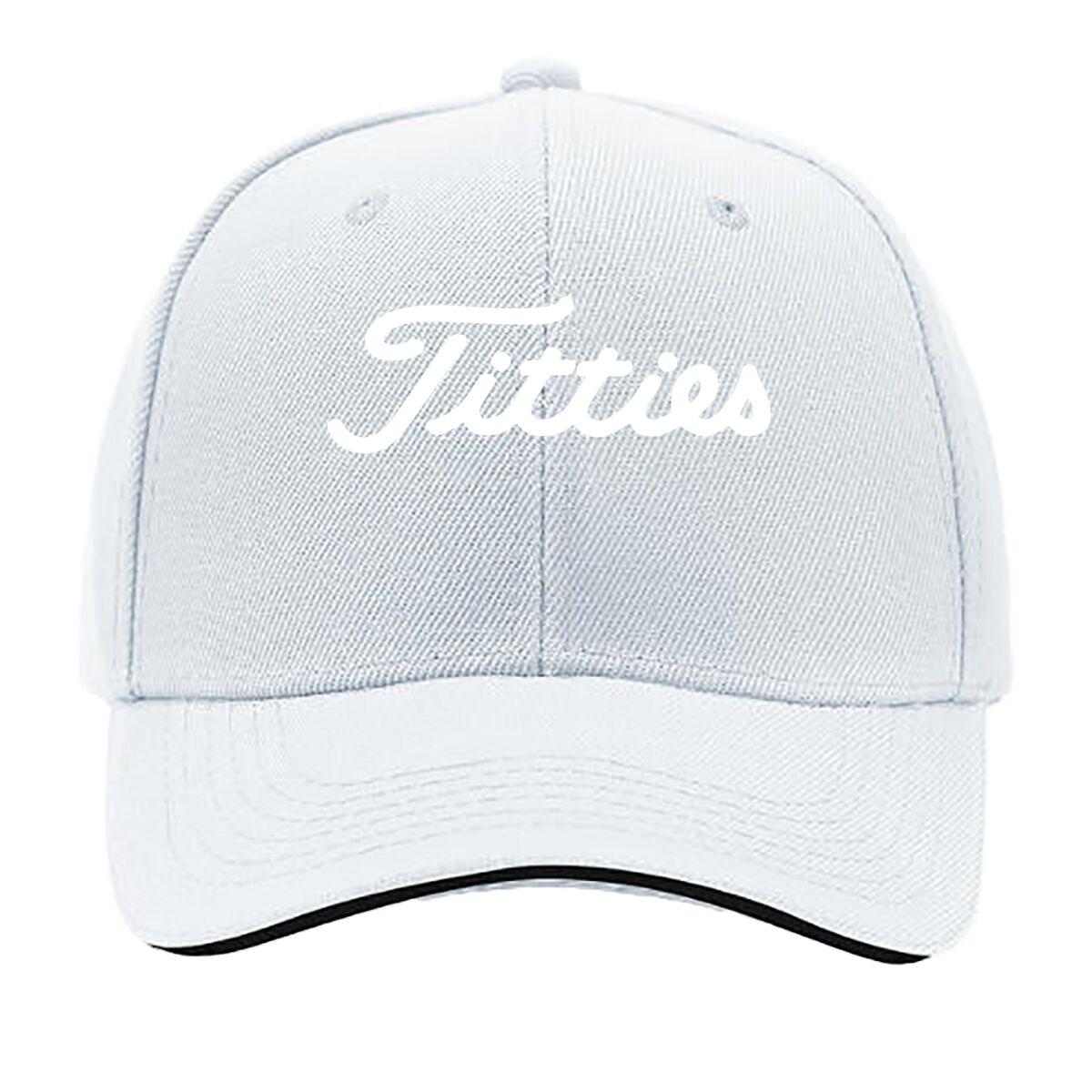 Titties Bold Text Art Sandwich Baseball Cap One Size білий
Titties Bold Text Art Sandwich Baseball Cap One Size білий