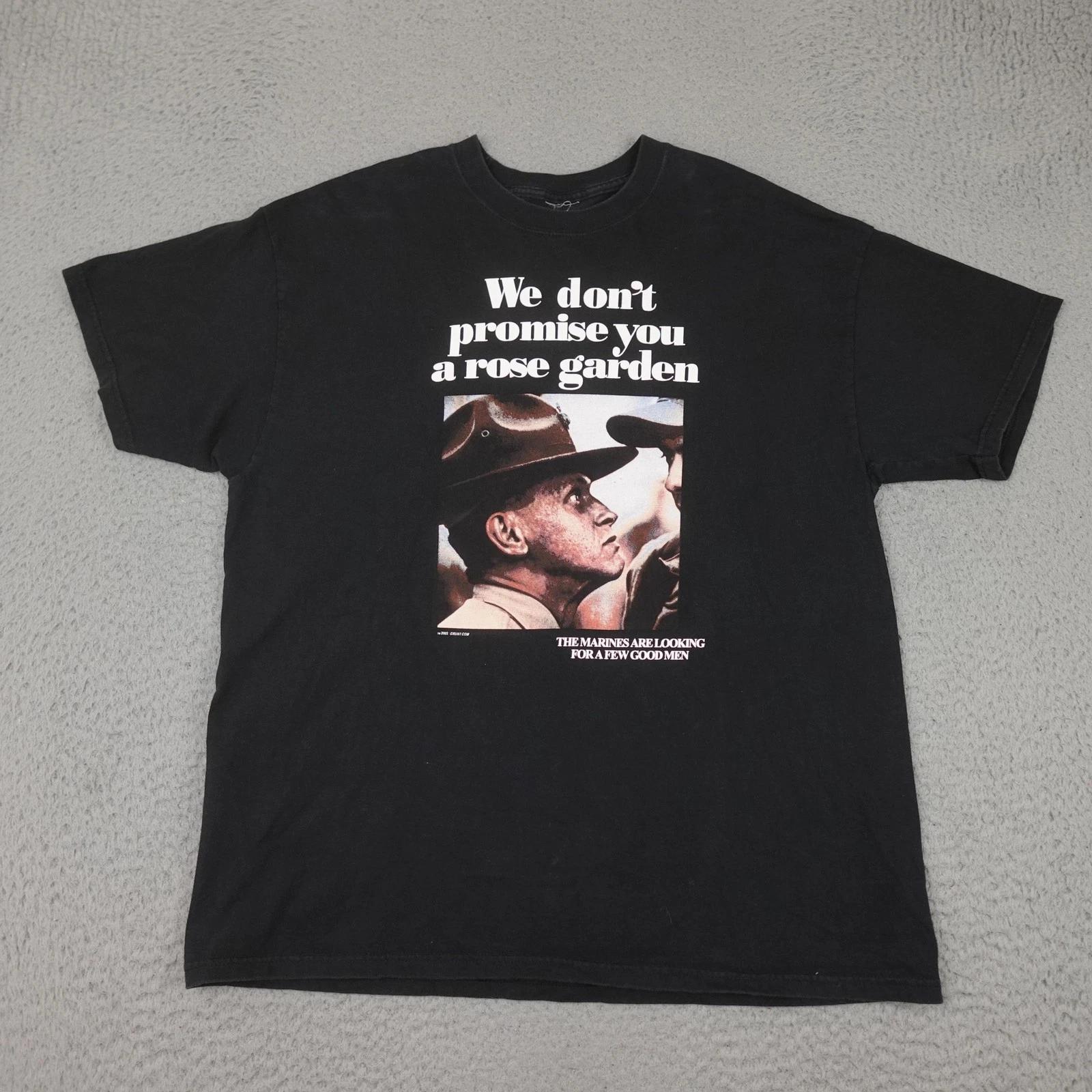 Vintage Marine Shirt Mens Large Black Military Rose Garden Graphic Marines Tee 3XL
Vintage Marine Shirt Mens Large Black Military Rose Garden Graphic Marines Tee 3XL