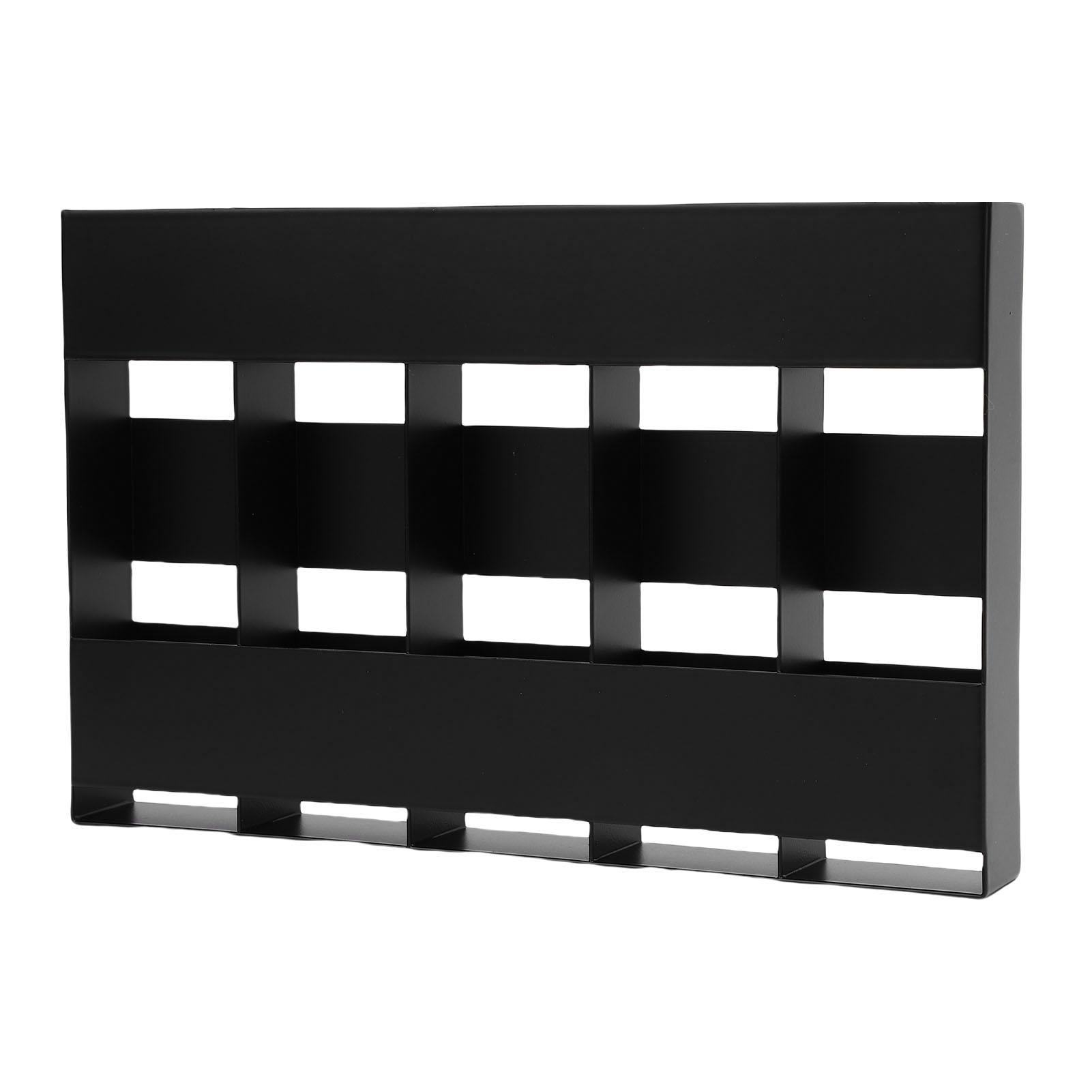 Straw Organizer Black 5 Compartment Space Saving Metal Straw Storage Holder with Double Side Adhesive Tape for Kitchen Cabinet
Straw Organizer Black 5 Compartment Space Saving Metal Straw Storage Holder with Double Side Adhesive Tape for Kitchen Cabinet